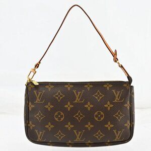Authentic Louis Vuitton Monogram Pochette Accessories Pouch Bag bsj685-102725
